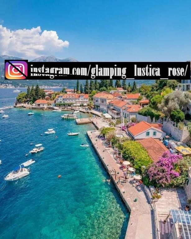 Glamping Peninsula Lustica Rose Tivat Exterior photo