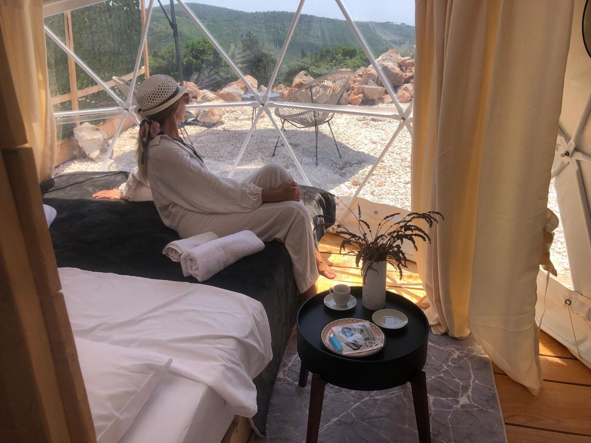 Glamping Peninsula Lustica Rose Tivat Exterior photo